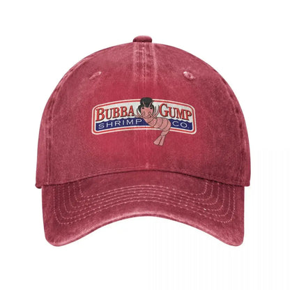 Bubba Gump Forest Shrimp Seafood Baseball Cap Men Women Hip Hop Hats Sun Protection Outdoor Sports