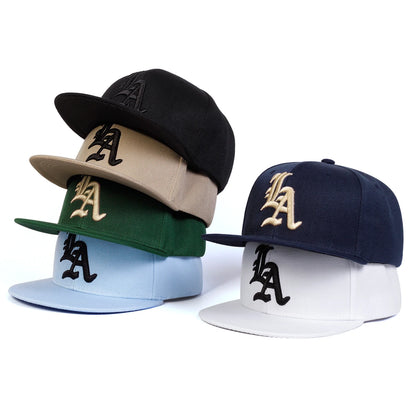 Unisex Gothic Letter Embroidery Hip-Hop Hats Spring Autumn Outdoor Adjustable Casual Baseball Caps