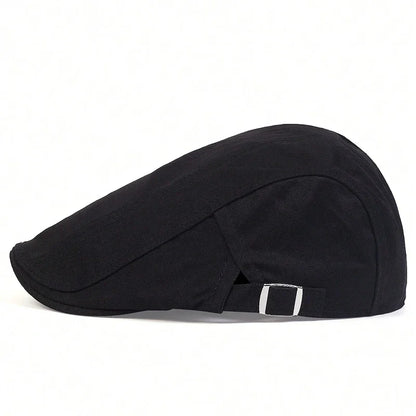 Men Light Board Solid Color Berets Newsboy Caps Hip Hop British Painters Hats Spring Summer