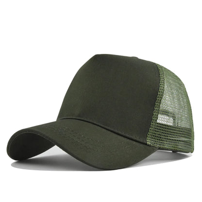 Sunhat Outdoors Trucker Hat Cotton Mesh Breathablebaseball Cap Women Men Summer Sunshade Meshcap