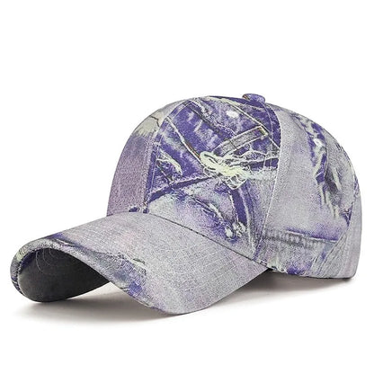 Women Men Washed Cotton Baseball Cap Male Female Retro Four Seasons Outdoor Sports Snapback Hat