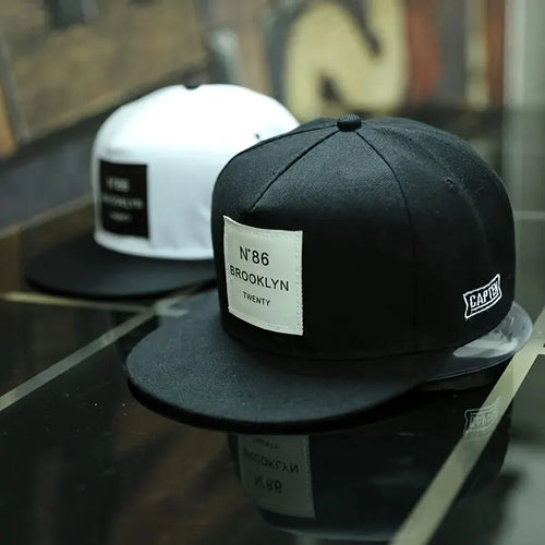 Unisex Brooklyn Print Label Embroidery Hip-Hop Hats Outdoor Adjustable Casual Baseball Caps