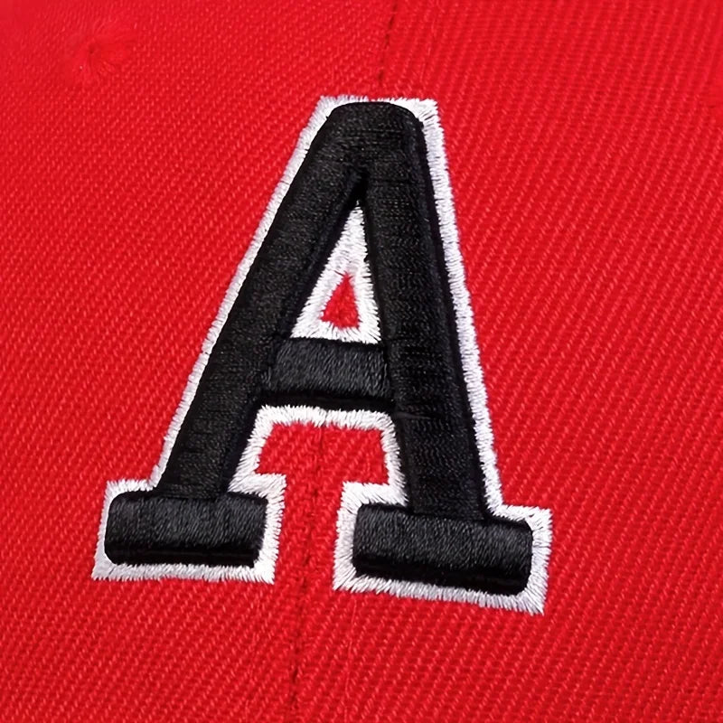 Unisex Letter Side Ar Embroidery Baseball Caps Spring Autumn Outdoor Adjustable Casual Hats