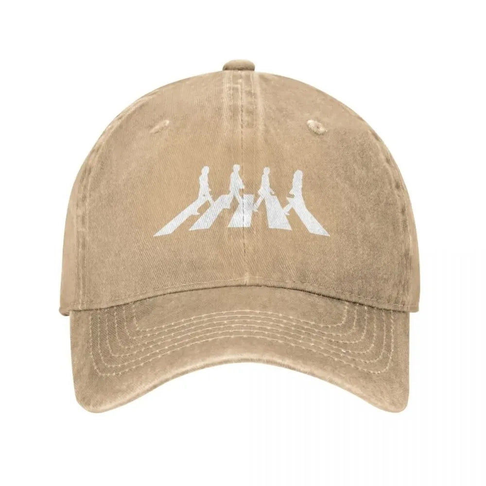 Minimalistic Abbey Road B-Beatles Baseball Cap Accessories Men Women Headwear Trucker Hats
