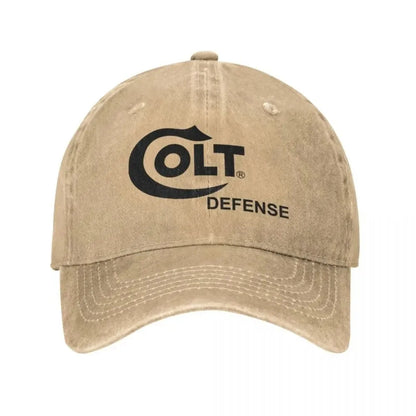 Colt Baseball Cap Handgun Logo Pop Rock Adjustable Washed Hip Hop Hats Men Adult Fitted Retro Design