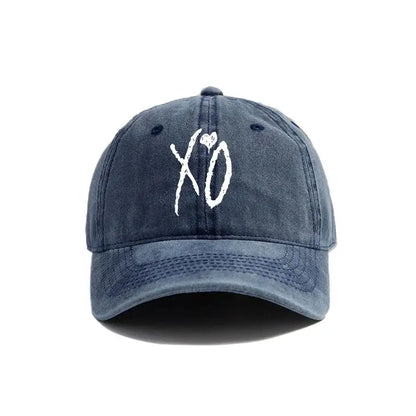 Xo Weeknd Baseball Cap Distressed Hats Men Retro Outdoor Summer Adjustable Dad Hat