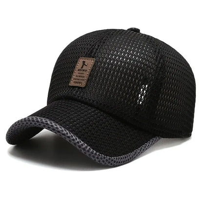 Spring And Summer New Mesh Hat Men's Autumn And Winter Cap Korean Tide Hat Hat Outdoor Casual Fashion Sunshade Baseball Cap