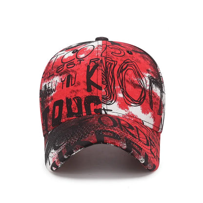 Cool Graffiti Women Men Caps Hat Female Male Sport Visors Baseball Cap Street Trend Sun