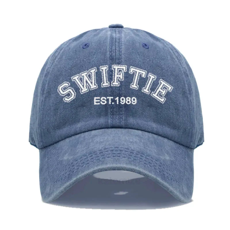 Swiftie 1989 Embroidery Baseball Cap Men Women Unisex Washed Cotton Dad Hat Sun Gift Fans Outdoor