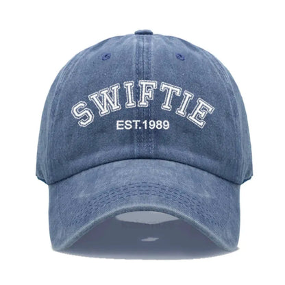 Swiftie 1989 Embroidery Baseball Cap Men Women Unisex Washed Cotton Dad Hat Sun Gift Fans Outdoor
