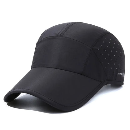 Outdoor Sport Quick Dry Waterproof Breathable Baseball Cap Summer For Men Women Fashion Adjustable Snapback Thin Sun Shade Hat