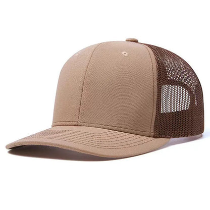 Richardson 112 Unisex Mesh Trucker Cap Breathable Sun Hat Slightly Curved Brim Baseball All