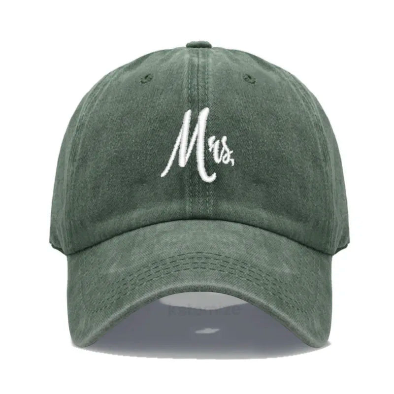 Matching Mr Mrs Baseball Cap Men S Women Cotton Embroidery Sport Golf Caps Bridal Gift Newlywed