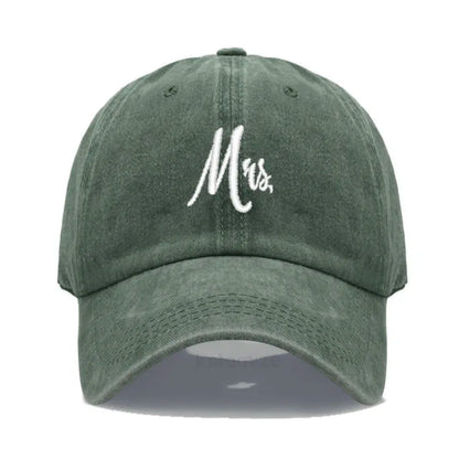 Matching Mr Mrs Baseball Cap Men S Women Cotton Embroidery Sport Golf Caps Bridal Gift Newlywed