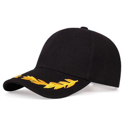 Hip Hop Hat Sports Leisure Tide Caps Wheat Ears Baseball Cap Adjustable Cotton Sun Unisex Solid