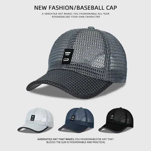 [NORTHWOOD] Men's Mesh Baseball Cap Breathable Summer Caps Dad Hat Outdoor Fishing Hats Bone Gorras Snapback Trucker Cap