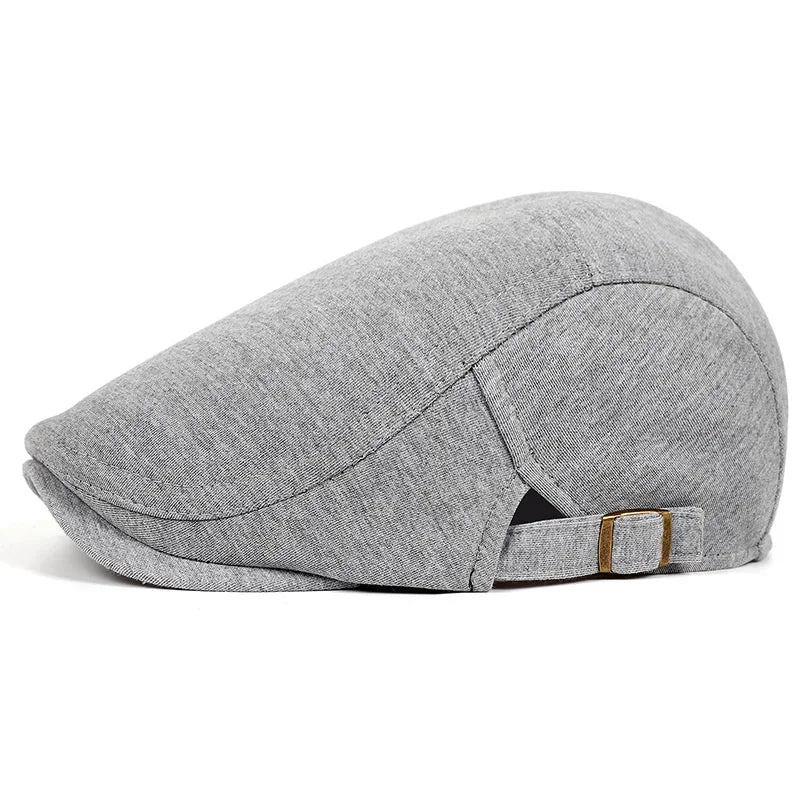 Retro British Style Newsboy Cap Men Vintage Luxury Unisex Octagonal Flat Capcotton Ascot Caps Khaki