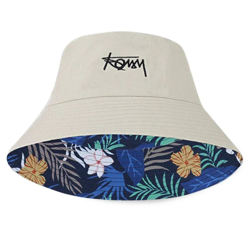 Big Head Letter Print Bucket Hats Men Women Large Size Reversible Hip Hop Fisherman Caps Summer Sun Hat Plus Size Panama