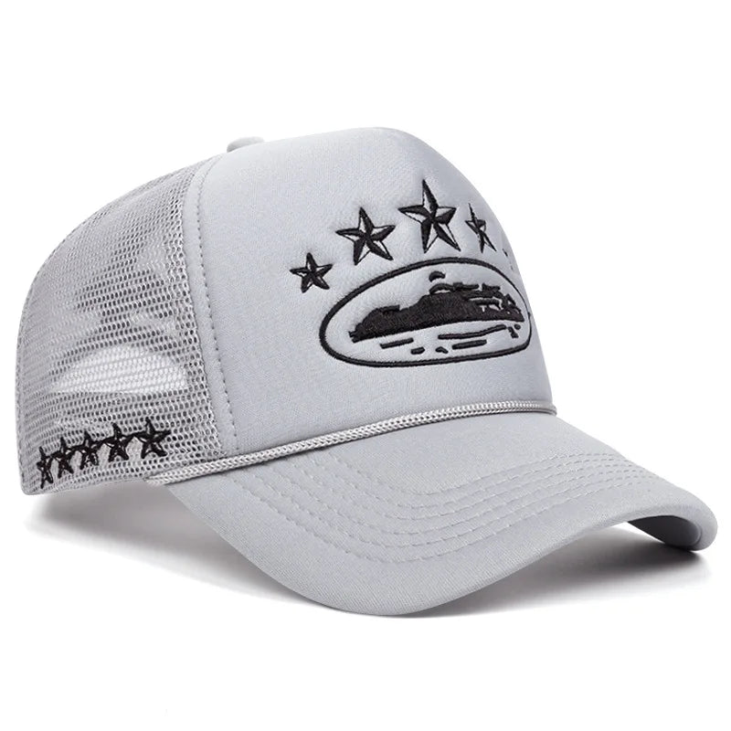 Unisex Print Baseball Hats Hip Hop Breathable Personal Sunshade Mesh Versatile Street Snapback