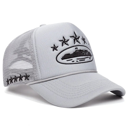 Unisex Print Baseball Hats Hip Hop Breathable Personal Sunshade Mesh Versatile Street Snapback