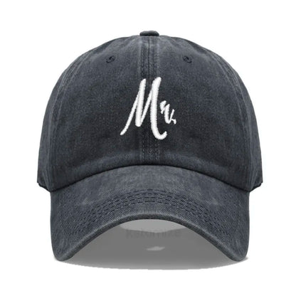 Matching Mr Mrs Baseball Cap Men S Women Cotton Embroidery Sport Golf Caps Bridal Gift Newlywed