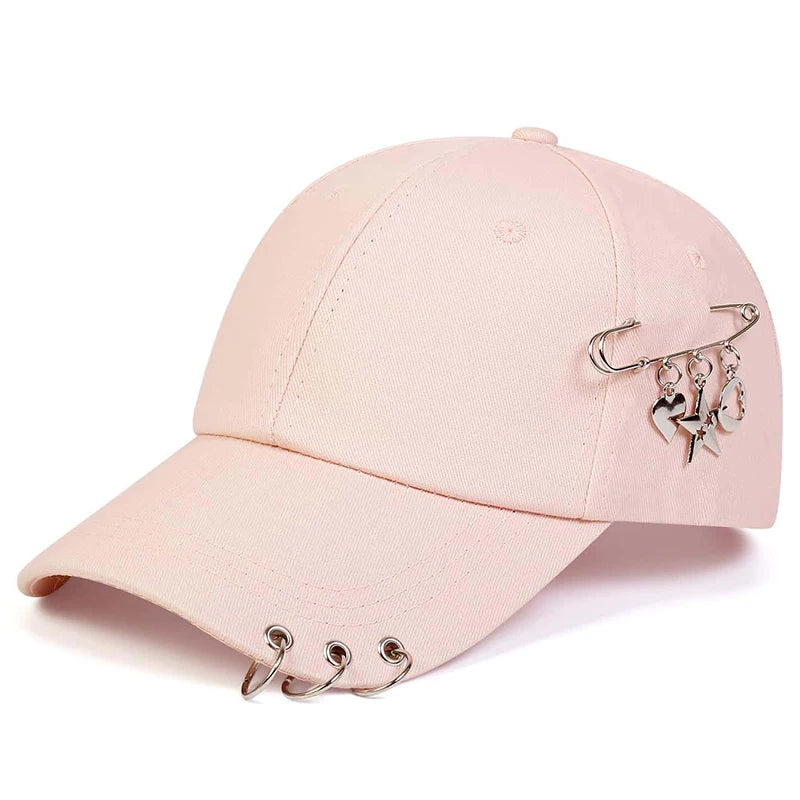 Unisex Star Iron Ring Baseball Caps Spring Autumn Outdoor Adjustable Casual Hats Sunscreen Hat