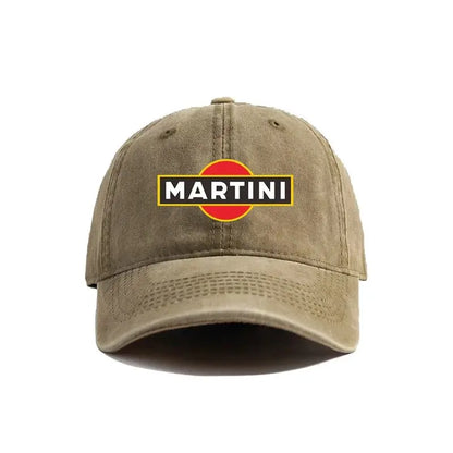 Martini Racing Baseball Caps Distressed Hats Cap Men Women Retro Outdoor Summer Adjustable Dad