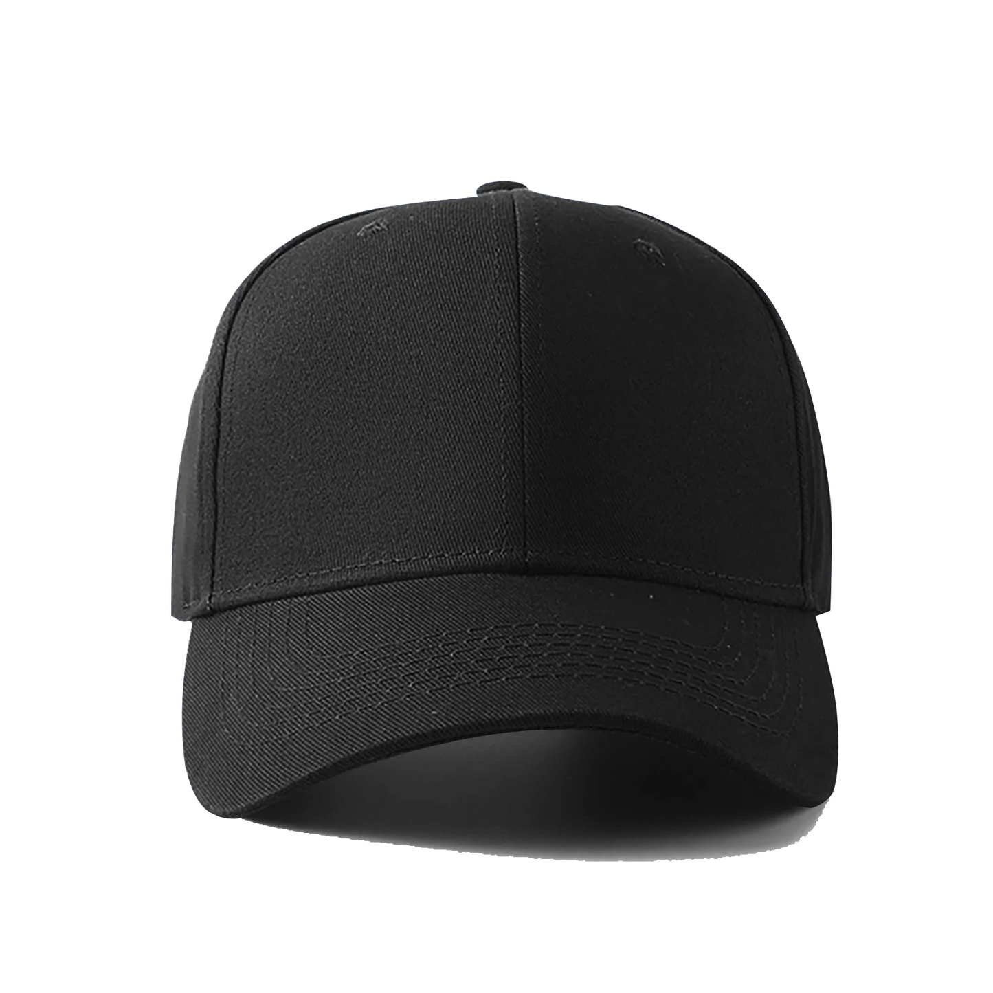 Classic Unisex Plain Baseball Cap Adjustable Metal Buckle Closure