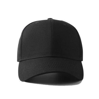 Classic Unisex Plain Baseball Cap Adjustable Metal Buckle Closure
