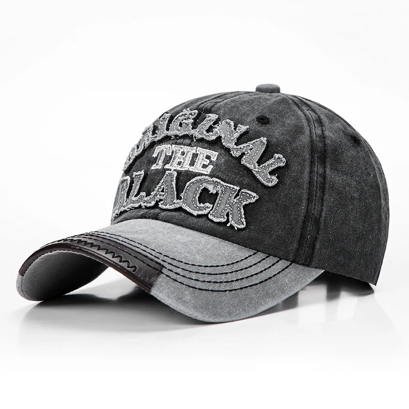 News Outdoor Sports Cotton Baseball Cap Retro Embroidery Men S Hip Hop Rebound Caps Snapback Hats