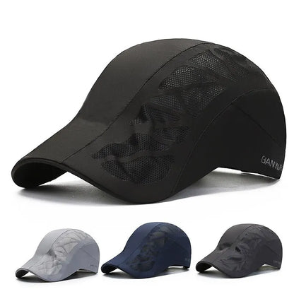 Summer Hat Men Casual Baseball Cap Fast Drying Breathable Forward Cap WomenSummer Outdoor Sun Protection ShadeBaseball Cap