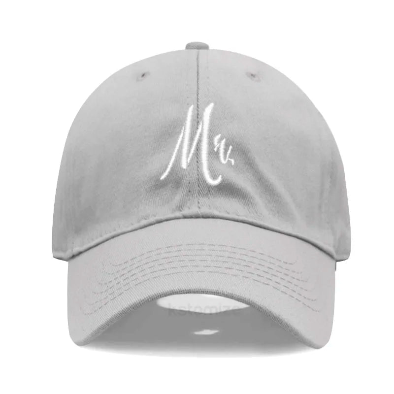 Matching Mr Mrs Baseball Cap Men S Women Cotton Embroidery Sport Golf Caps Bridal Gift Newlywed