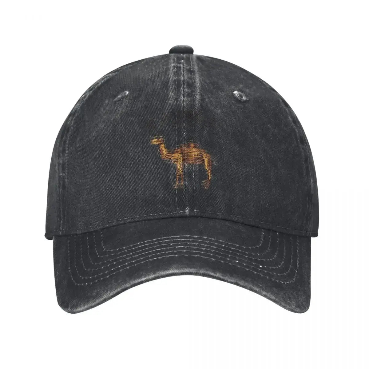 Camel Accessories Men Women Trucker Hat Animal Distressed Washed Caps Vintage Outdoor Running Golf