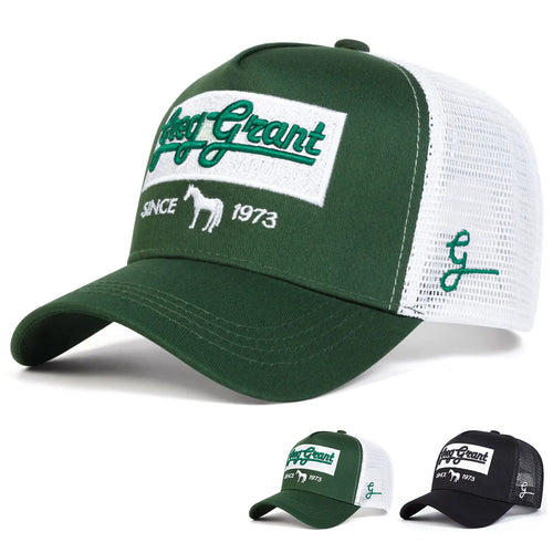 Unisex Since 1973 Letter Embroidery Baseball Net Caps Spring Summer Outdoor Adjustable Casual Hats