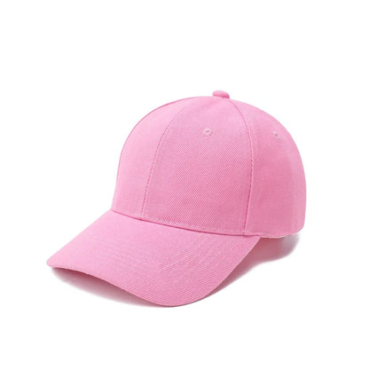 Summer Children Peaked Caps Students Kids Baseball Cap Boy Girl Solid Color Cotton Adjustable Hats