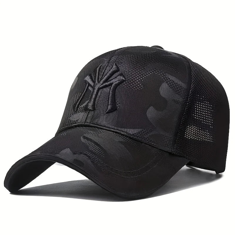 Unisex My Letter Embroidery Baseball Net Caps Outdoor Adjustable Spring Summer Casual Sunscreen Hat