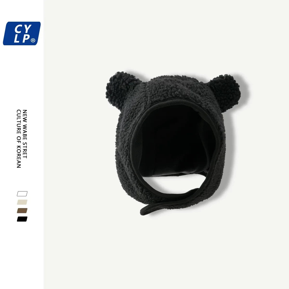 Safe Bear Ear Bomber Hats Men Women Abi Pilot Hat Helmet Rockwool Magnetic Buckle Ear Protector Hip Hop Beanies Outdoor Ski Hat