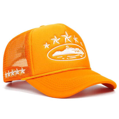 Unisex Print Baseball Hats Hip Hop Breathable Personal Sunshade Mesh Versatile Street Snapback