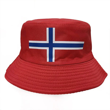 Countries National Flag Bucket Hat Men Women Football Fan Party Cup Reversible Sun Soccer Fans