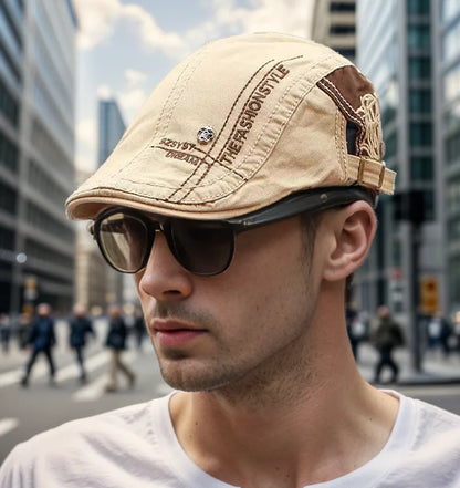 Aumnr Autdoor Sports Cotton Berets Caps Men Women Casual Peaked Letter Embroidery Hats Casquette Cap