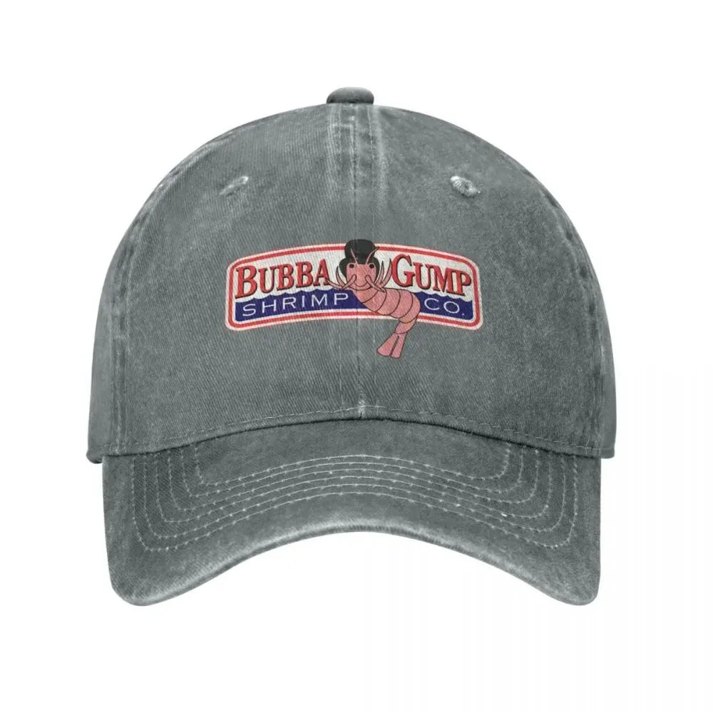 Bubba Gump Forest Shrimp Seafood Baseball Cap Men Women Hip Hop Hats Sun Protection Outdoor Sports