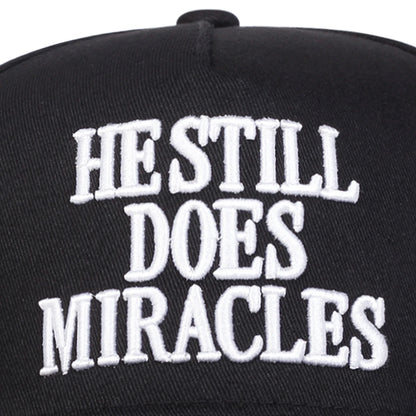 Unisex Hestill Does Miracles Embroidery Baseball Caps Spring Autumn Outdoor Adjustable Casual Hats