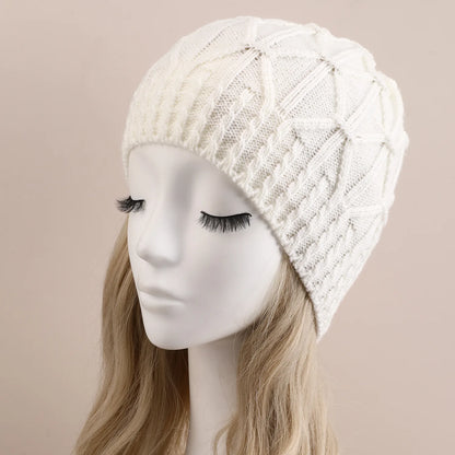 Cool Women Men Warm Knitted Hat Cap Female Male Autumn Winter Lady Casual Beanie