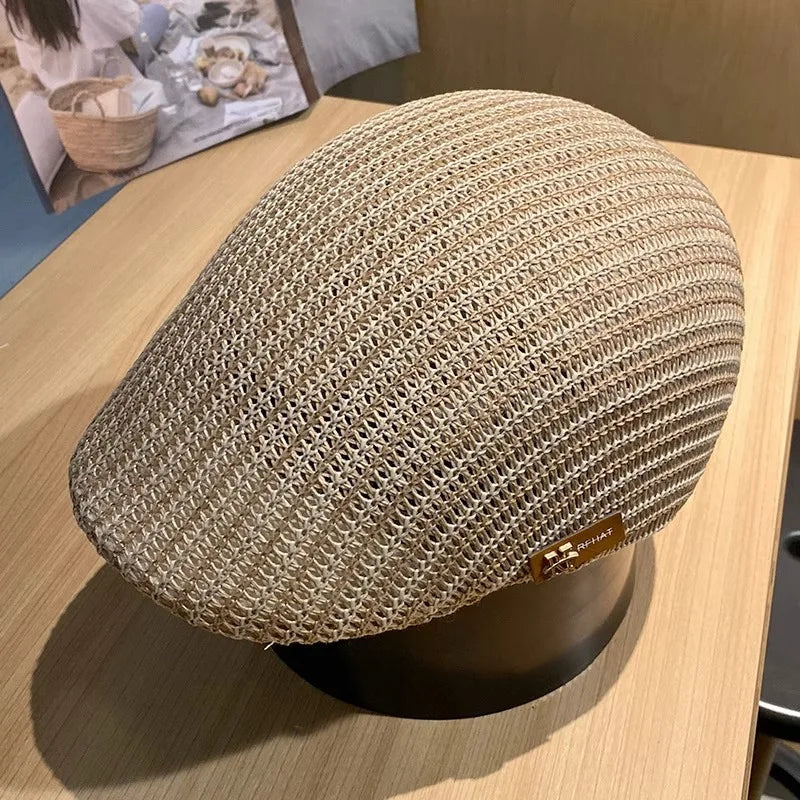 New Straw hats Men's caps Baseball cap Golf cap peaky hat Women's cap UV Protection Sun Visor Seaside Beach Hat Tide Summer Hat