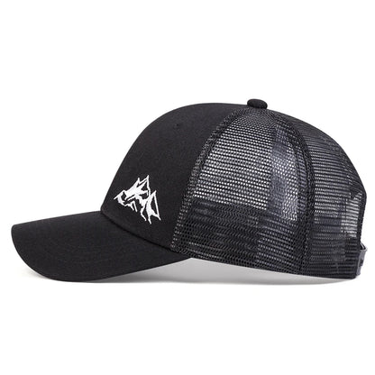 Unisex Mountain Range Embroidery Baseball Net Caps Spring Summer Outdoor Adjustable Casual Hats