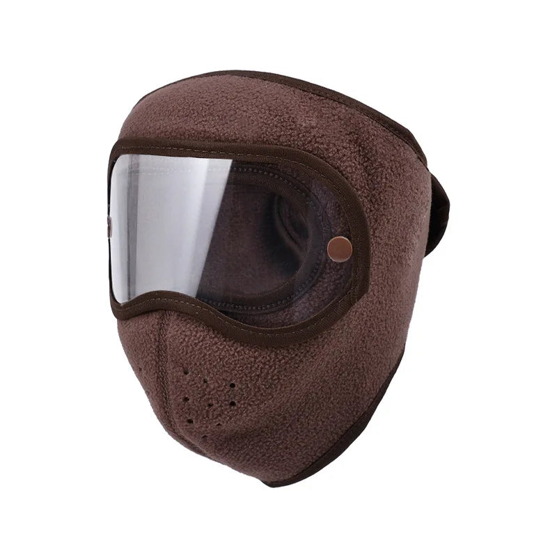 Winter Windproof Face Warm Cycling Masque Men Women Ski Masked Hathd Goggles Antifog Breathable