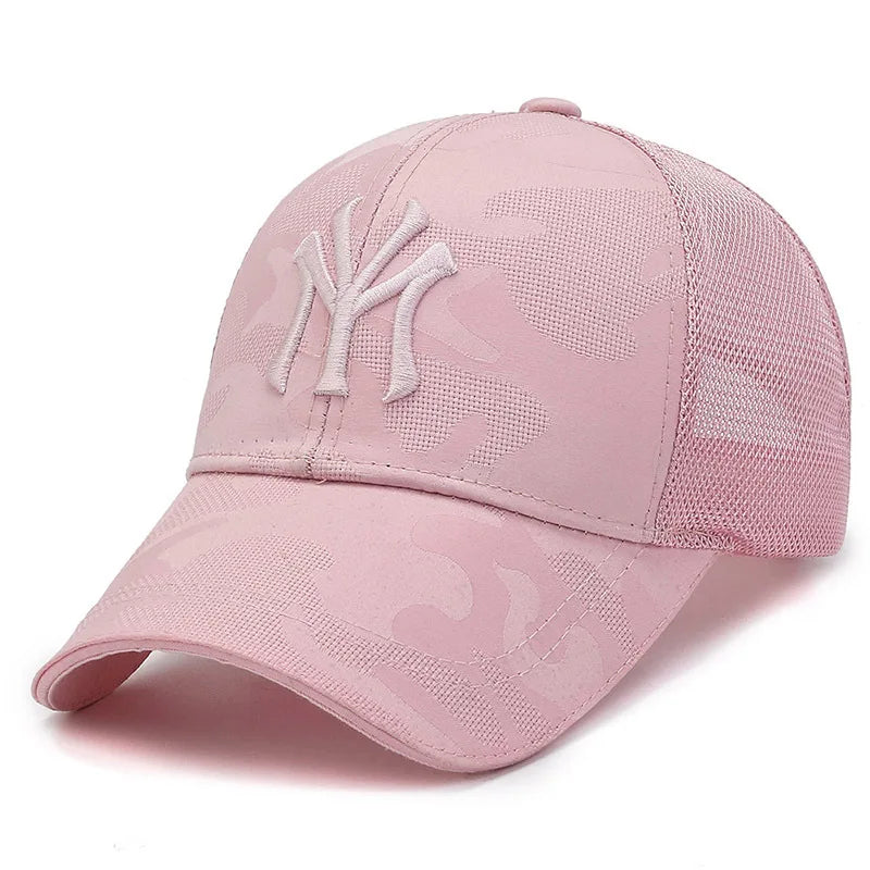 Letter Embroidery Camouflage Baseball Hats Spring Autumn Outdoor Adjustable Casual Sunscreen Hat