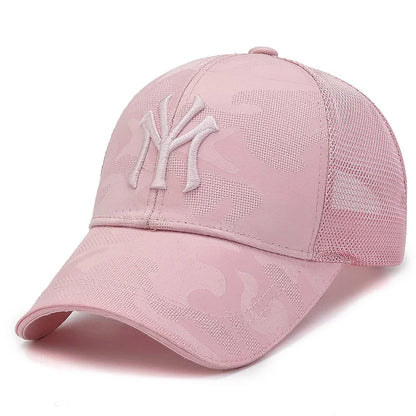 Letter Embroidery Camouflage Baseball Hats Spring Autumn Outdoor Adjustable Casual Sunscreen Hat