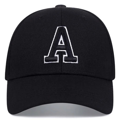 Letter Embroidery Baseball Cap Spring Summer Outdoor Sun Hat Dad Cotton Snapback Adjustable Casual