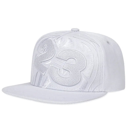 Unisex 23 Basketball Embroidery Hip-Hop Hats Spring Autumn Adjustable Casual Snapback Baseball Caps
